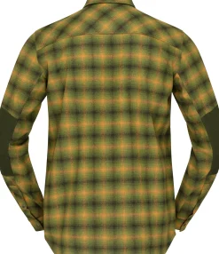 Norrøna Finnskogen Wool Shirt M's Olive Night Discount