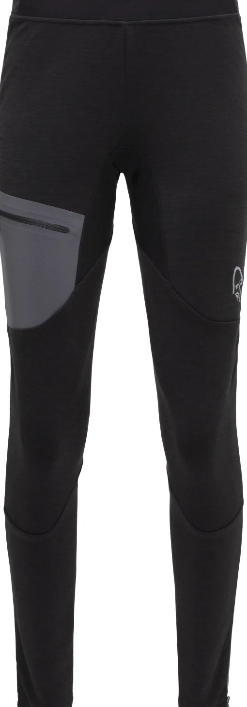 Norrøna Trollveggen Warmwool2 Stretch Tights W's Caviar Black Cheap